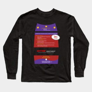 Retro PC Overload (Dark Colours) Long Sleeve T-Shirt